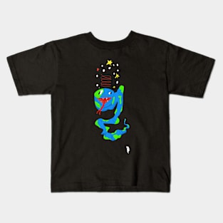 Snake , fairy coloured snake Kids T-Shirt